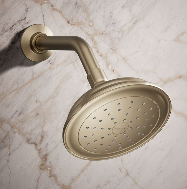 KOHLER® Artifacts® Vibrant Brushed Bronze 1.75 GPM Single-Function Showerhead-1