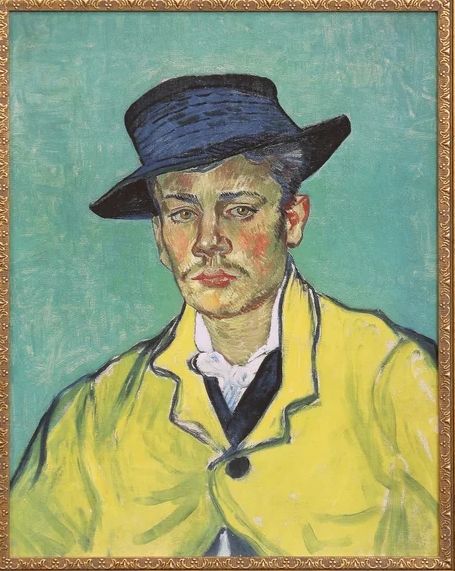 Stylecraft Dann Foley Lifestyle Gentleman with Blue Hat Wall Art-1