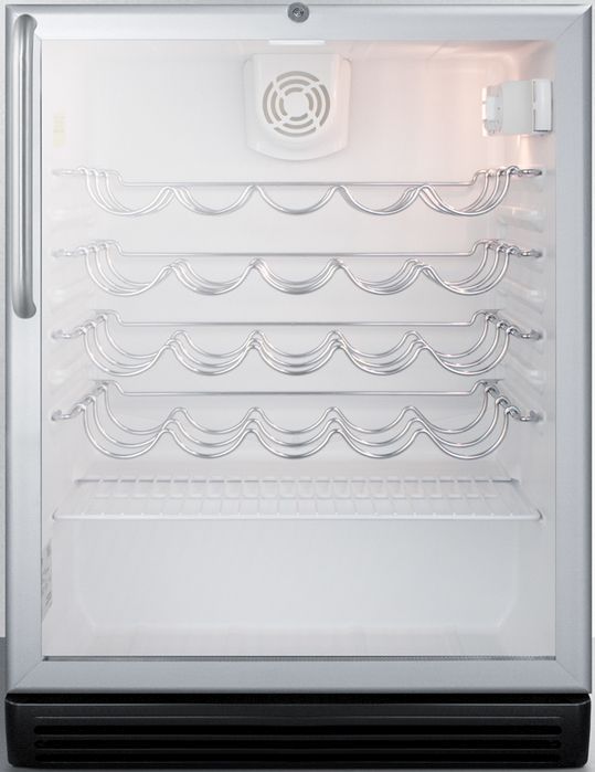 Summit® 24" Aluminum Wine Cooler-0