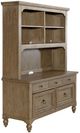 Liberty Furniture Americana Farmhouse 3-Piece Dusty Taupe Desk and Hutch Set-1