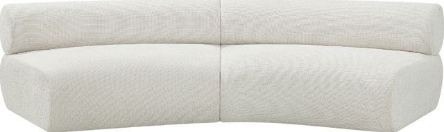 Meridian Furniture Bale 2-Piece Cream Modualar Sectional-1