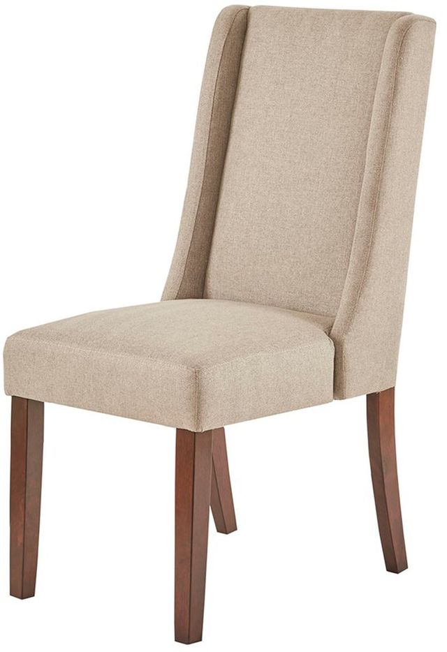 Olliix by Madison Park Taupe Brody Wing Dining Chair (Set of 2)-2