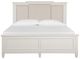 Magnussen Home® Willowbrook Egg Shell White/Natural California King Upholstered Panel Bed-2