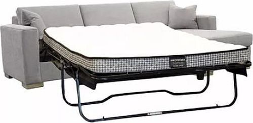 Edgewood Furniture Polo Cream Queen Bed with Kingsdown-0
