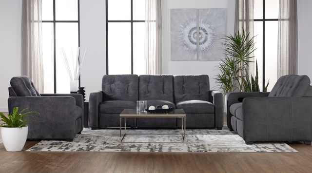Hughes Furniture® 53019 Supple Shadow Manual Reclining Loveseat-1