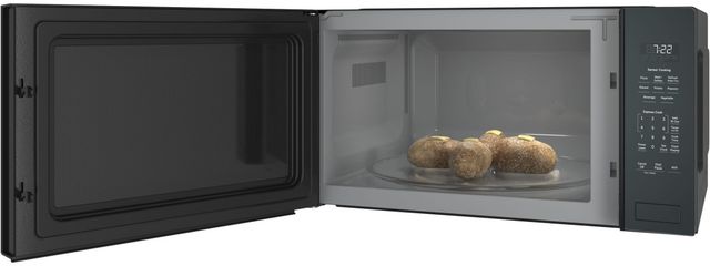 GE Profile™ 2.2 Cu. Ft. Gray Built-In Microwave-4