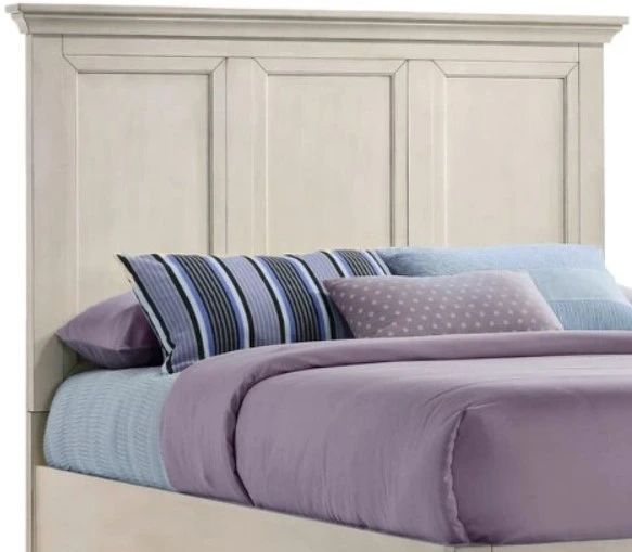 Intercon San Mateo Rustic White Youth Full Storage Panel Bed-1