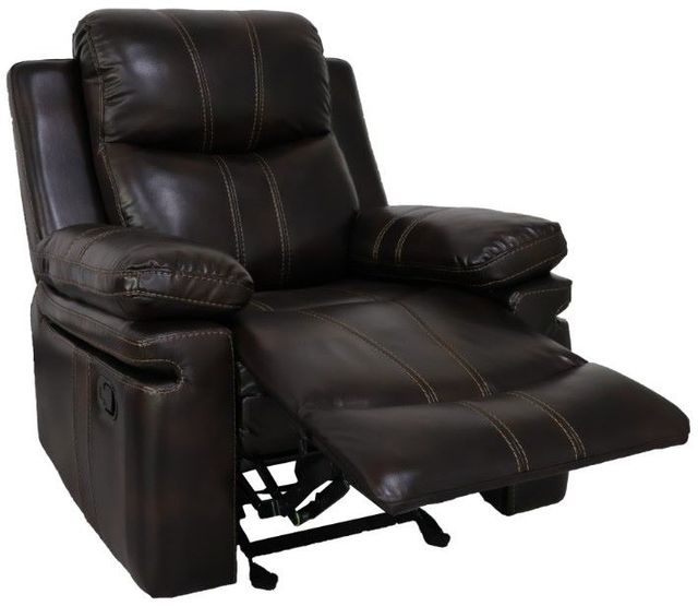 New Classic® Home Furnishings Kellen Brown Manual Glider Recliner-3