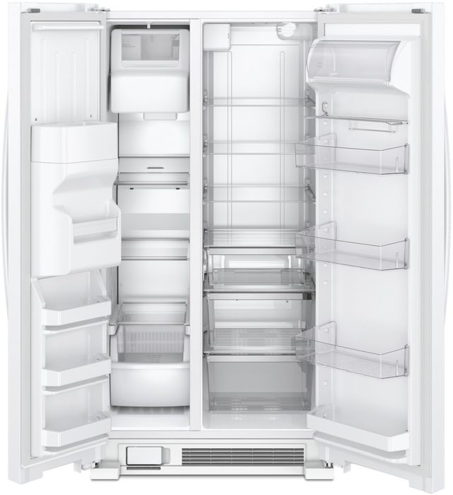 Whirlpool® 36 in. 24.6 Cu. Ft. White Side-by-Side Refrigerator-1