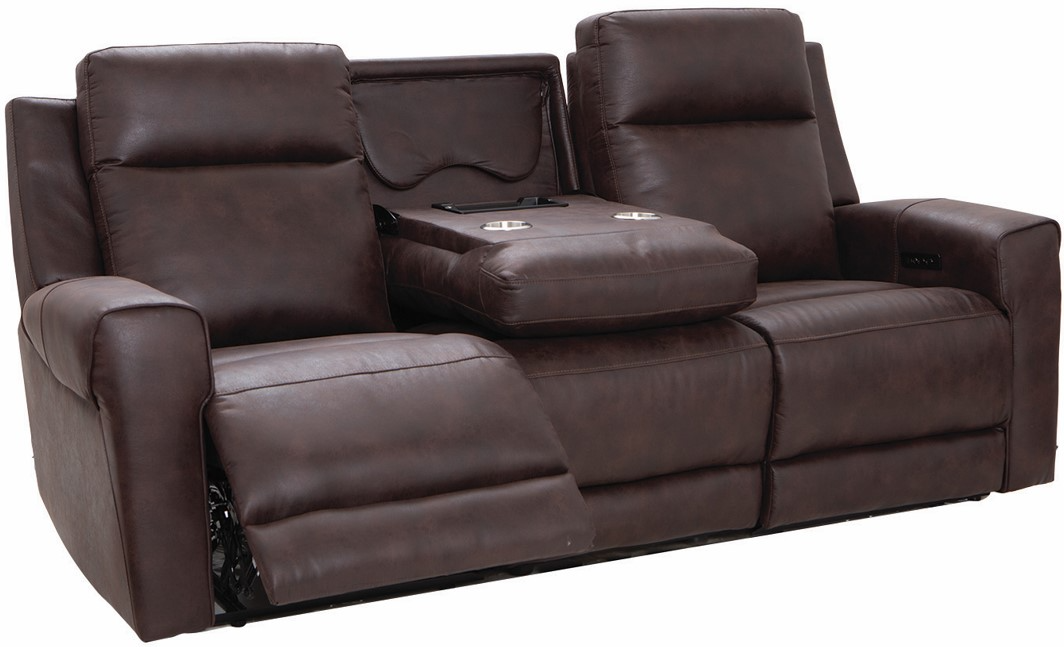 Cheers by Man Wah Cowboy Brown Power Reclining Sofa - Thumbnail 4