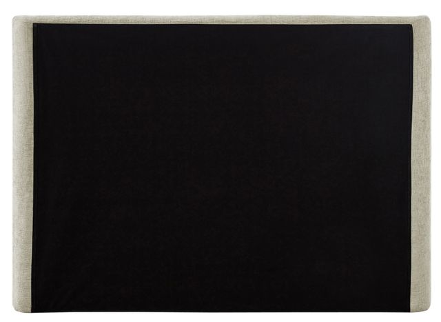 Meridian Furniture Penny Cream King Chenille Fabric Upholstered Panel Bed-3