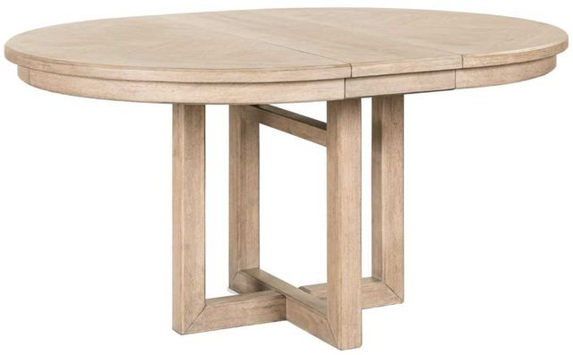 Liberty Furniture Proximity Place 5-Piece Barley/Barley Buff Optional Pedestal Dining Set-2