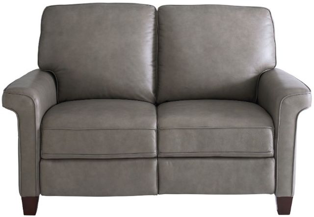 Bassett® Furniture Club Level Dixon Granite Leather Power Reclining Loveseat-1