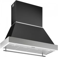 Bertazzoni Heritage Series 48" Nero Matt Wall Mounted Canopy Hood