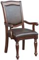 Homelegance® Lordsburg Brown Cherry Dining Arm Chair-0