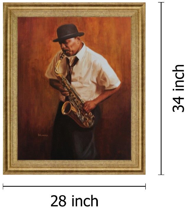 Classy Living Jazz Nocturne Wall Art-1