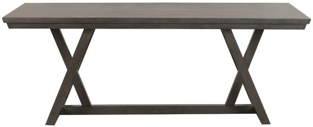 New Classic® Home Furnishings High Line 5-Piece Walnut/White Counter Dining Set-1