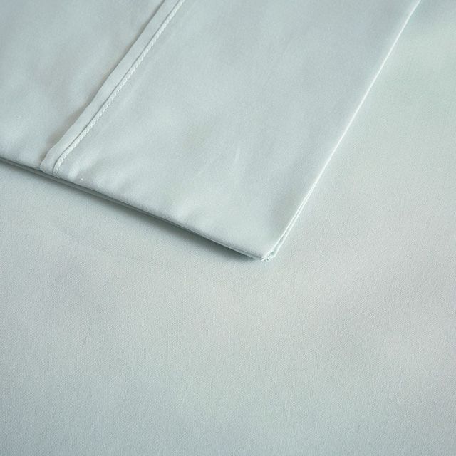 Olliix by Beautyrest Seafoam King 600 Thread Count Cooling Cotton Rich Sheet Set-3