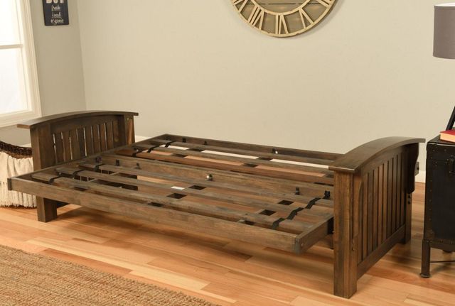 Kodiak Furniture Washington Rustic Walnut Full Futon Frame-3