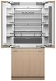 Fisher & Paykel Series 11 36" 19.2 Cu. Ft. Panel Ready Built In French Door Refrigerator-1