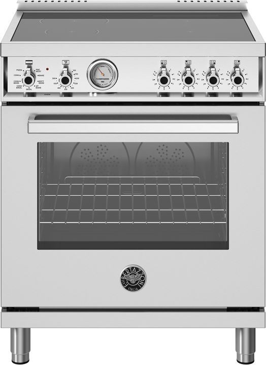 Bertazzoni Professional Series 30" Stainless Steel Slide In Induction Range 