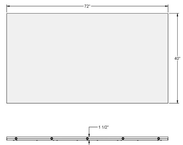 Amisco Customizable Parade Rectangular Dining Table-3