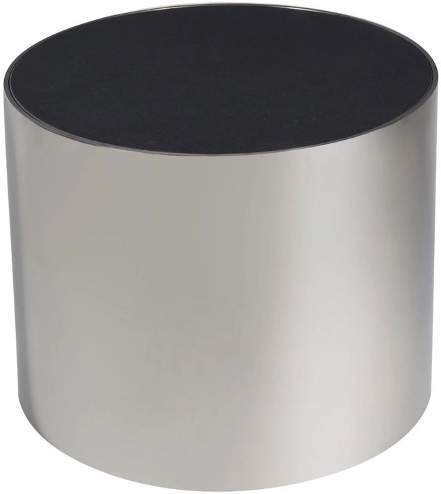 Universal Explore Home™ New Modern Revolve Black/Nickel Small Nesting Table-2