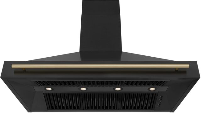 ZLINE Autograph Edition 48" Black Stainless Steel Wall Mounted Range Hood-2