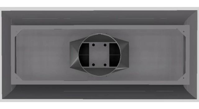 Vent-A-Hood® Designer Series 66" Gunsmoke Island Range Hood-2