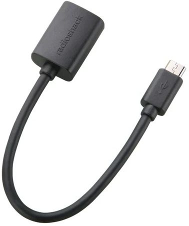 RadioShack 6" Micro-USB On-The-Go Cable-0