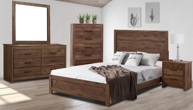 American Wholesale Furniture Gilliam Rustic Brown Dresser-1