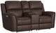 Flexsteel® Henry Burnt Umber Power Reclining Loveseat with Console and Power Headrests-0