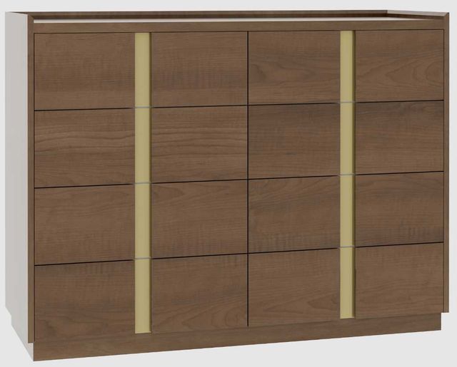 Country View Woodworking Verrado 55" Plinth Base 8-Drawer Dresser-0