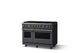 Viking® 5 Series 48" Cast Black Pro Style Gas (LP) Range with Polished Chrome Trim-2