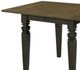 TEI Preston Toffee Drop Leaf Dining Table with Charcoal Base-1
