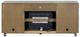 Martin Furniture Palisades Brushed Gray Fireplace TV Stand-3