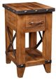 Horizon Home® Urban Rustic Brown Side Table-0