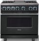 Viking® 7 Series 36" Antique Bronze Pro Style Dual Fuel Range with Griddle-4