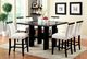 Furniture of America® Luminar II Black Counter Height Table-1