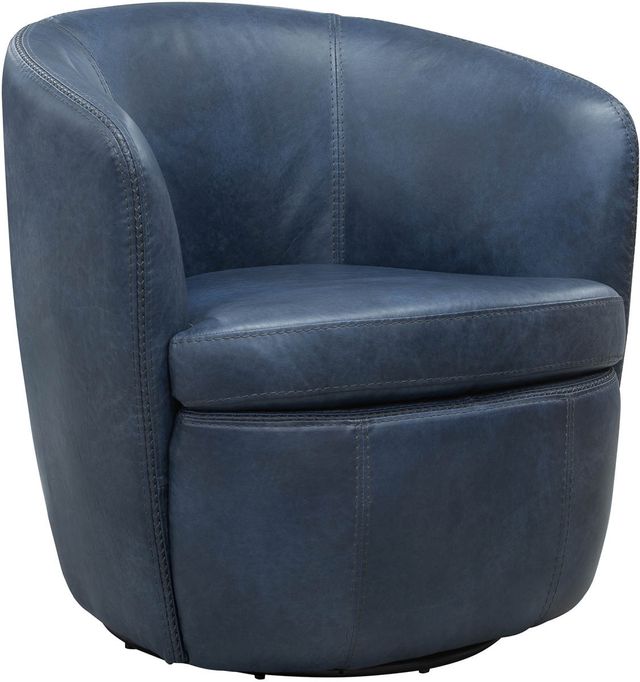 Parker House® Barolo Vintage Navy Swivel Club Chair-0