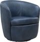Parker House® Barolo Vintage Navy Swivel Club Chair-0