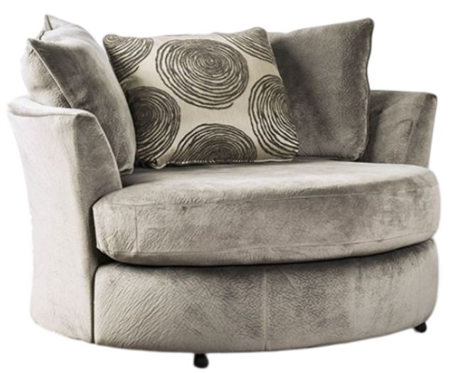 Furniture of America® Bonaventura Gray Accent Chair-0