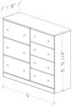 Perdue Woodworks Essential Brown 7-Drawer Chest-2