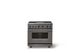 Viking® 7 Series 36" Damascus Gray Pro Style Dual Fuel Range with 12" Reversible Griddle-3