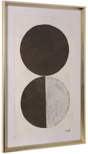 Stylecraft Orbs V Black/White Wall Art-0