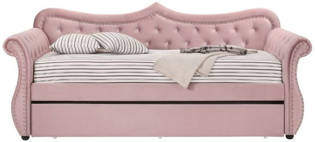 ACME Furniture Adkins Pink Youth Twin Daybed with Trundle-3