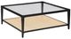Coaster® Amherst Glass Top Coffee Table with Black Base-0