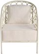 Universal Explore Home™ Pebble White Rattan/Nomad Snow Accent Chair-0
