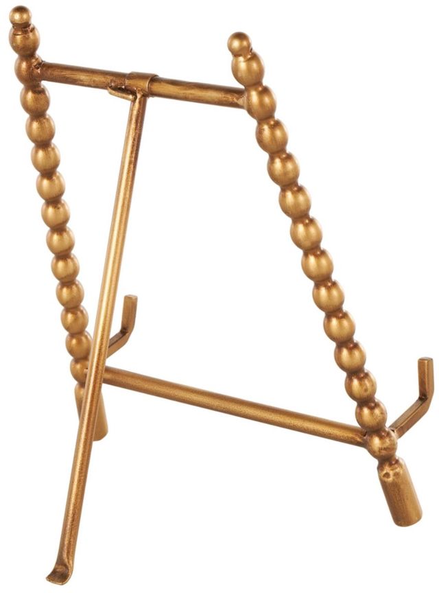 Deco Marche Gold 9” Abstract Wide Display Easel-2
