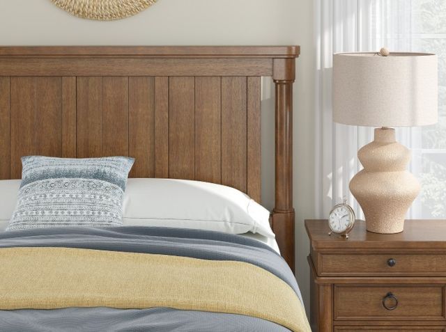 Signature Design by Ashley® Rowlenstown Brown Queen Poster Bed-4